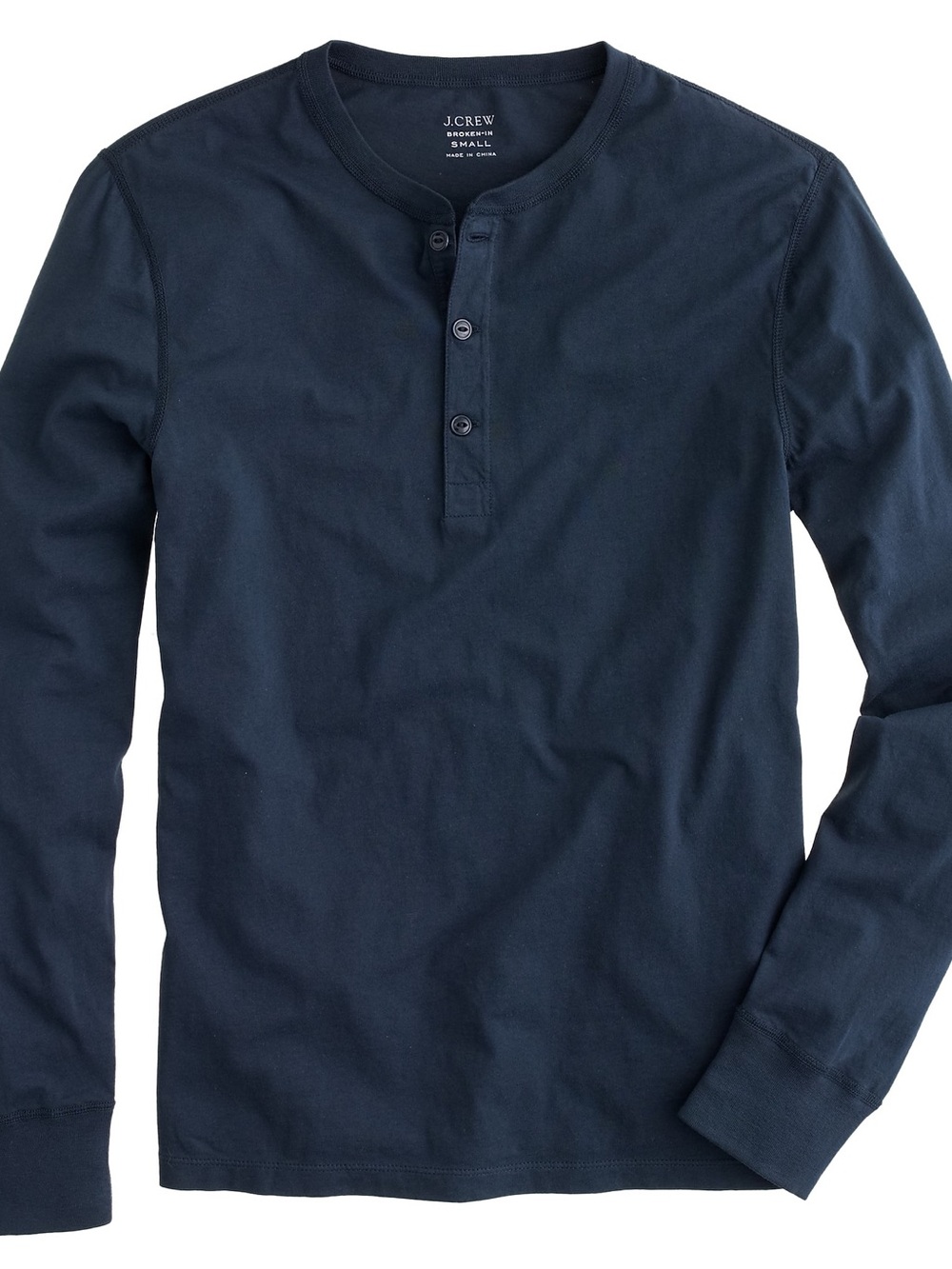Slim broken-in henley